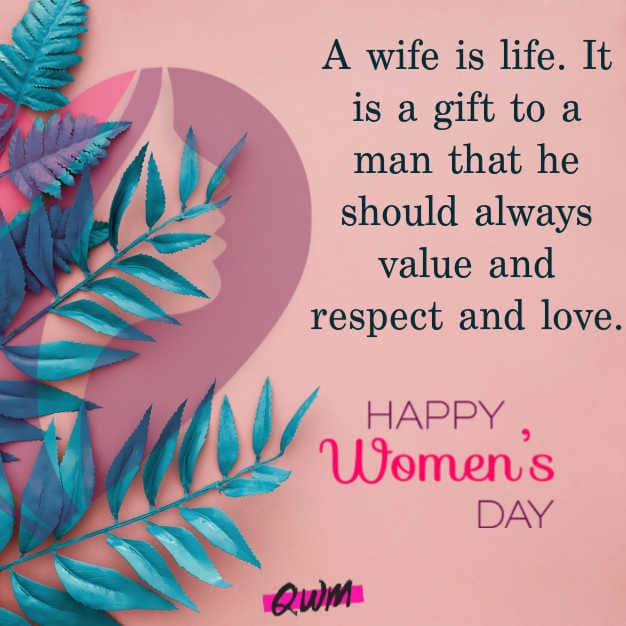 Lovely Women’s Day 2022 Wishes to Wife 