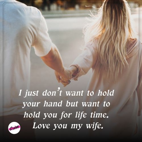 Holding Hand Quotes for Wife