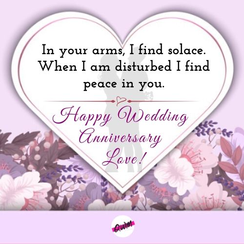 romantic wedding anniversary wishes for wife