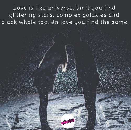 Romantic One Liner Quotes on Love
