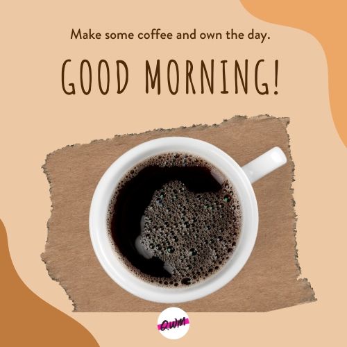 Good Morning coffee image stock free
