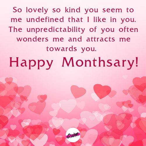 Monthsary Messages for Him