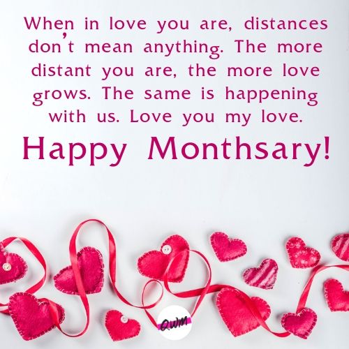 Monthsary Message for Boyfriend for Long Distance