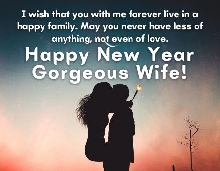 Most Romantic Happy New Year Text Messages for Wife