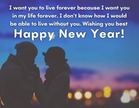 Happy New Year Wishes for Wife 2023