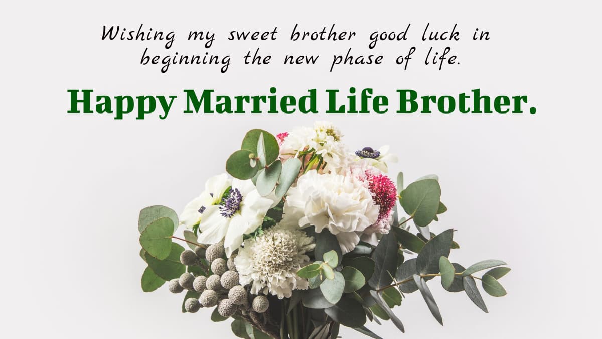 50+ Emotional Wedding Wishes for Brother | Congratulations Quotes