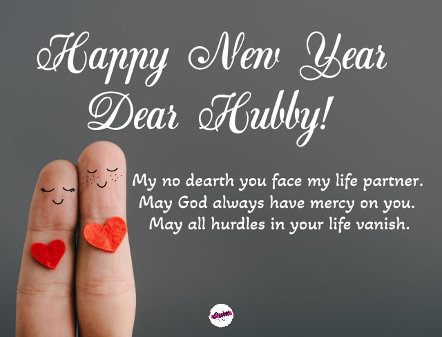 Happy New Year Messages for Husband