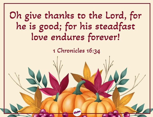 Thanksgiving In The Bible
