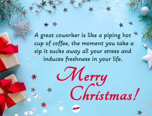 Merry Christmas Wishes For Coworkers 