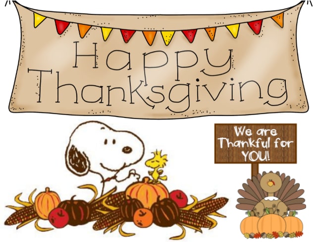 Snoopy Thanksgiving Images we are thankful for you!