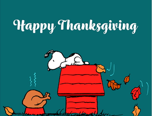Snoopy Happy Thanksgiving Images