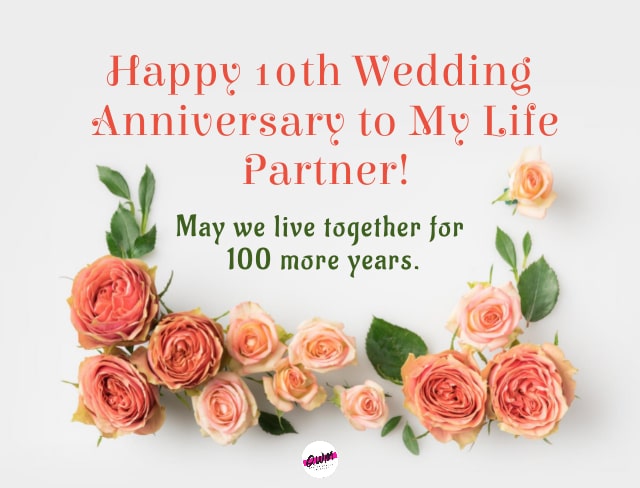 10th Wedding Anniversary Wishes