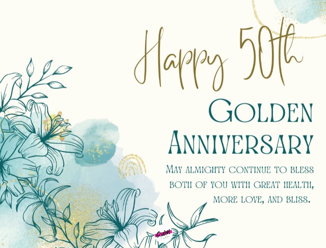 Golden Anniversary Wishes