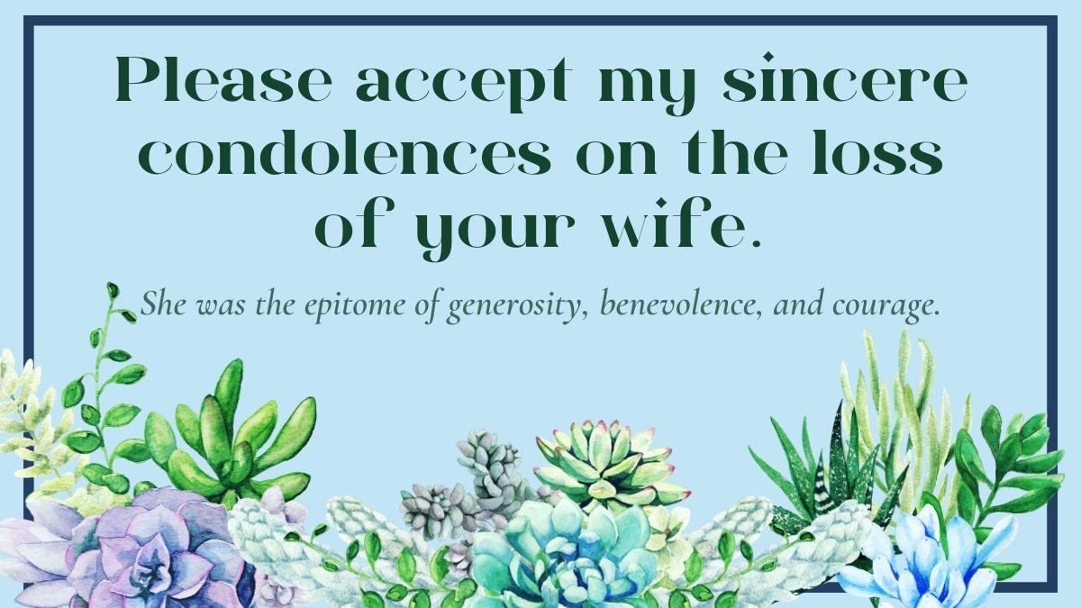30+ Sympathy Messages for Loss of Wife