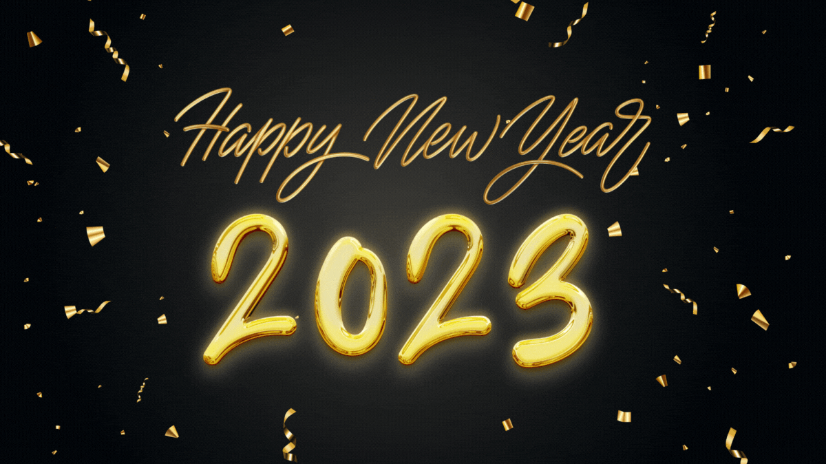 Blingy Happy New Year 2023 Gif - Animated New Year Gifs Images Download