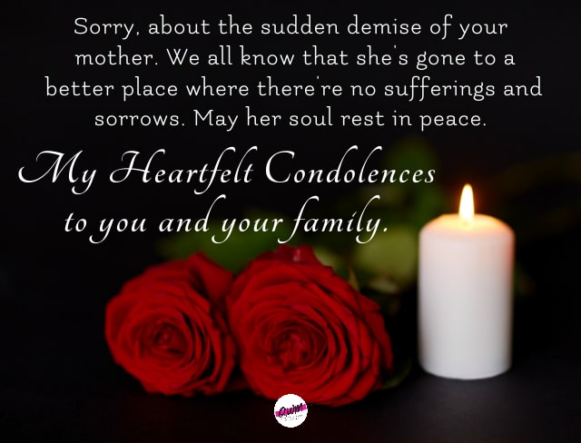 Condolence Messages to a Friend who Lost His Mother