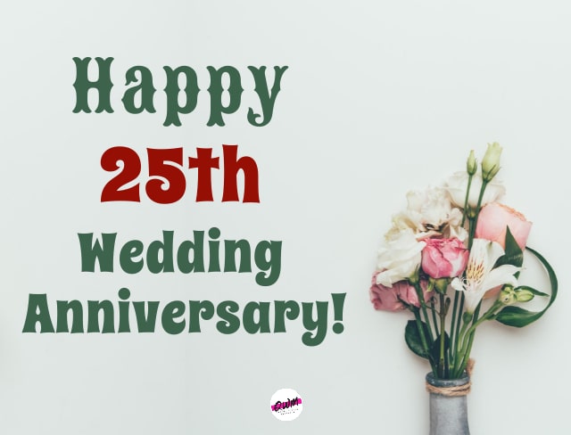 happy 25th wedding anniversary messages