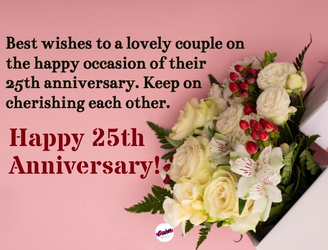 Happy 25th Anniversary Wishes