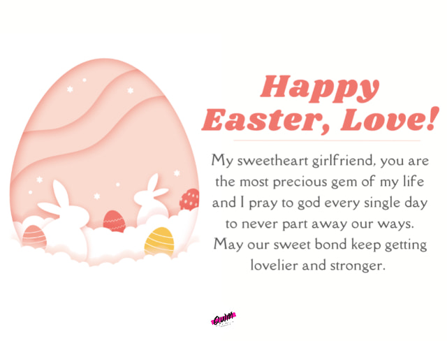 Easter Love Messages for Girlfriend