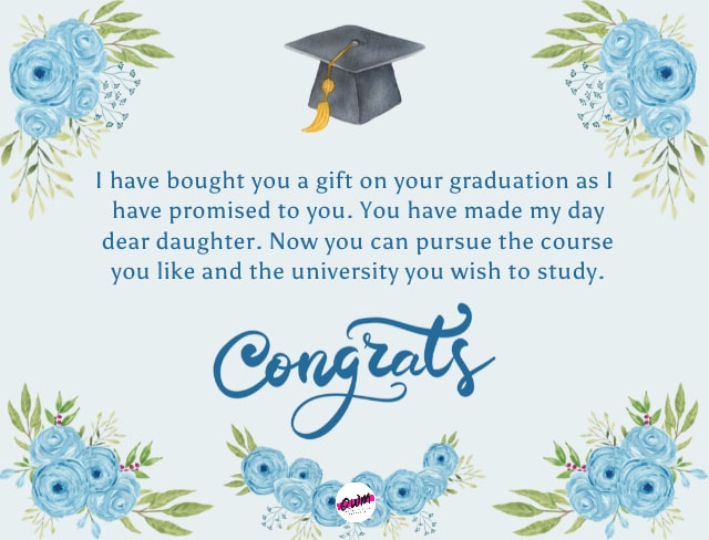 graduation wishes for daughter