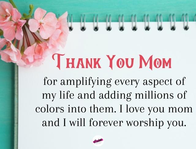 Thankful Mothers Day Messages & Wishes