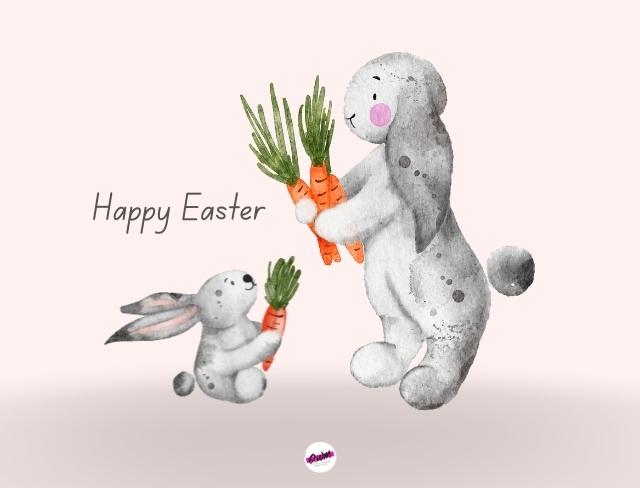 Easter Bunny Image carrot