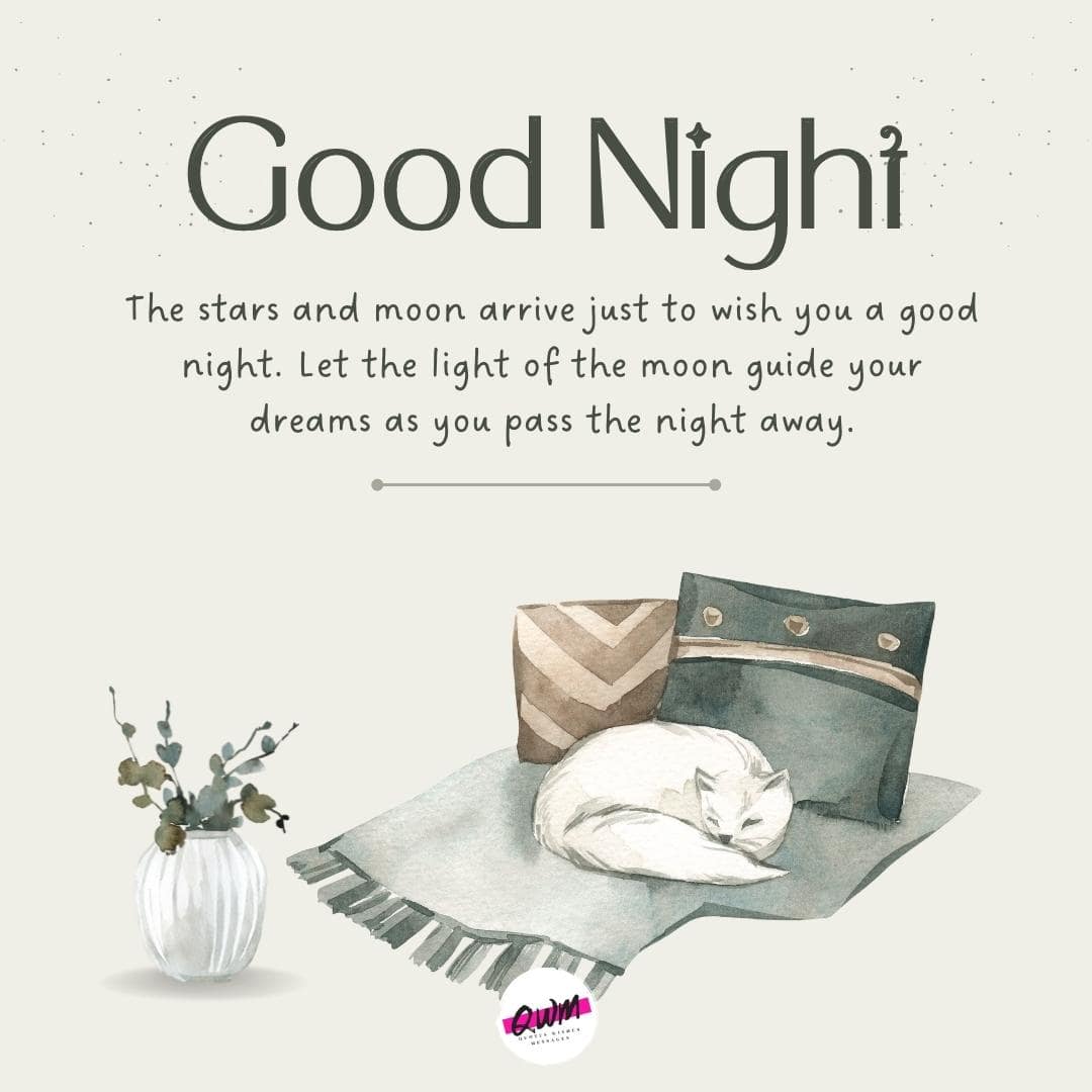 cute good night image for love
