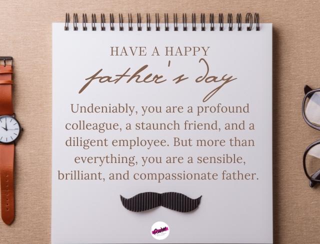 Fathers Day Messages to Colleagues