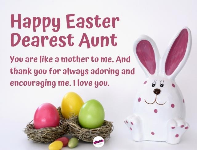 Happy Easter Aunt Wishes