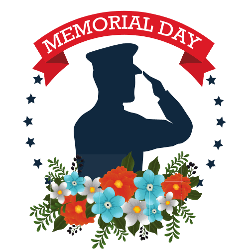 memorial day flowers clipart