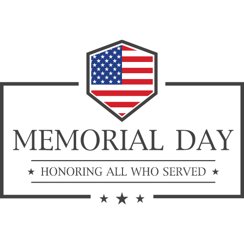 memorial day clipart - honoring all who served