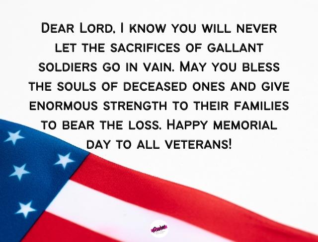 memorial day prayers 2022 for soldiers