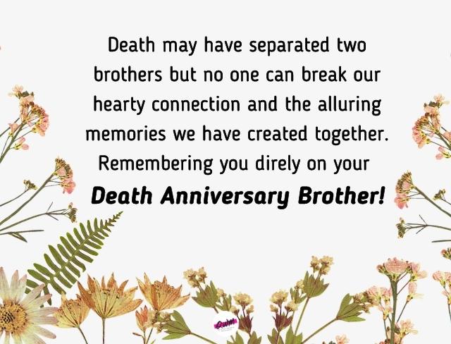 Brother Death Anniversary Quotes 