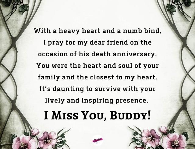 Death Anniversary Quotes For Friend