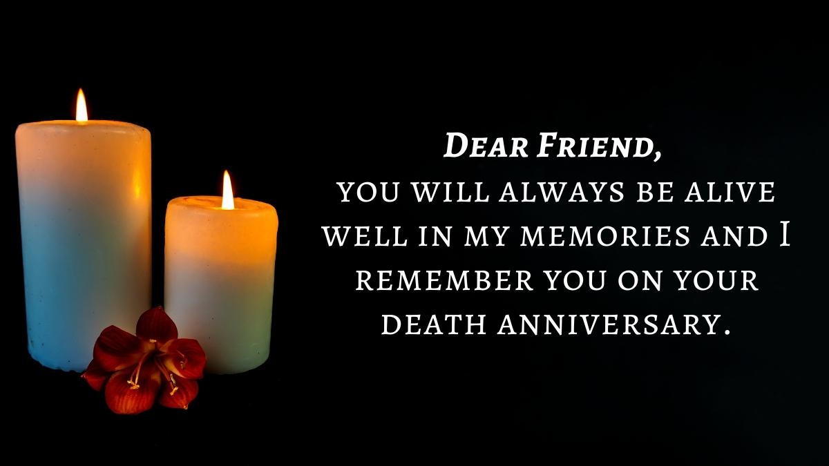 30+ Emotional Death Anniversary Messages for Friend
