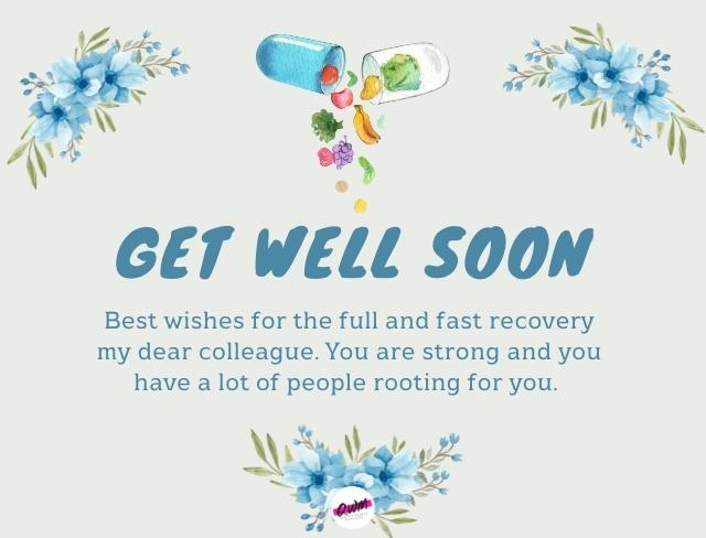 Get Well Message to a Colleague After Surgery