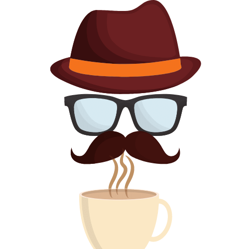 happy fathers day tea clipart with googals and hat