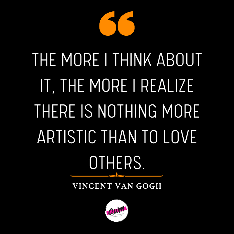 Vincent Van Gogh Quotes about art