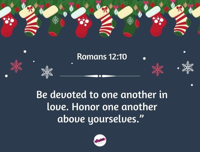 Christmas Bible Verses 2022 - Romans